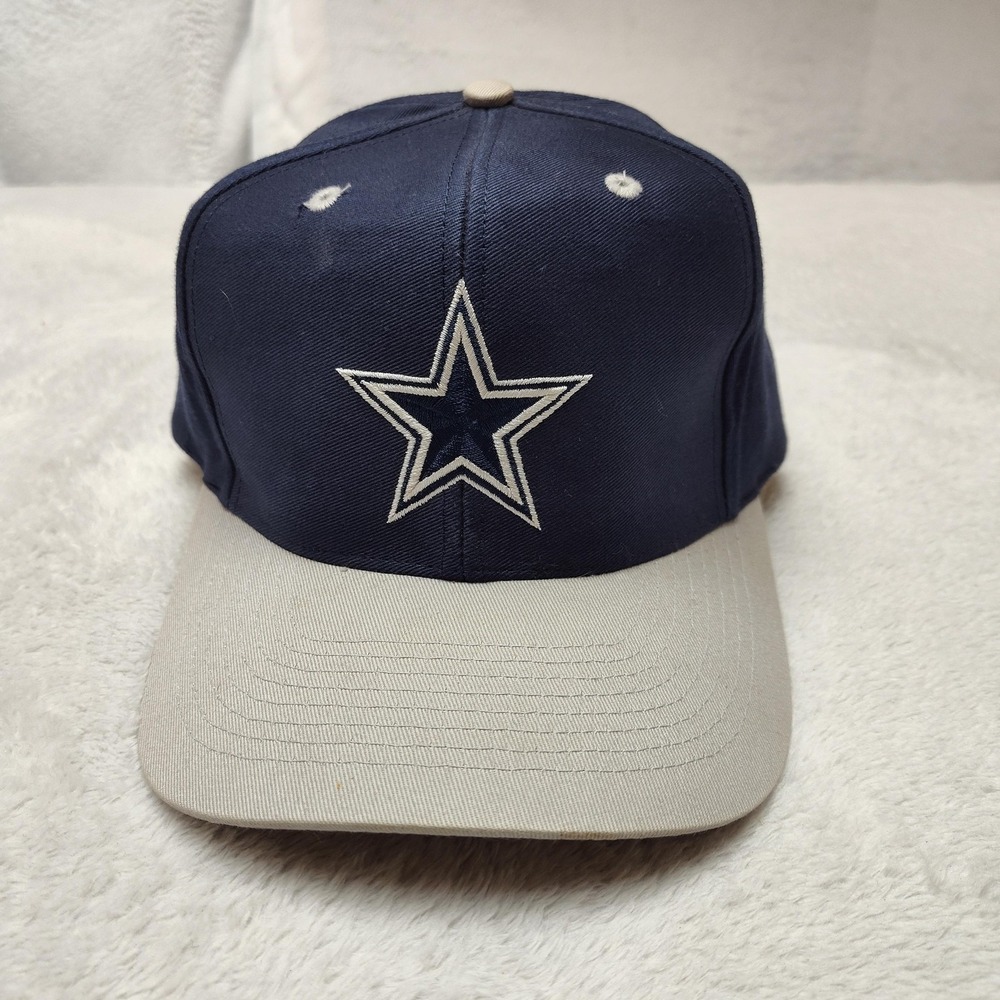 Dallas Cowboys Logo Athletic Hat Cap Snap Back Mens One Size Blue NFL‎ Football